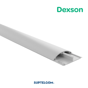 DXN10013 Canaleta para Piso 60x13mm de colro Gris en Dexon.