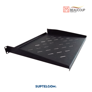 Bandeja Simple 1 UR 19" (44x442x372) mm Negro - Beaucoup