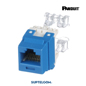 NK688MBU Jack RJ45 tipo Keystone en Categoria 6, UTP de color Azul – Panduit NetKey