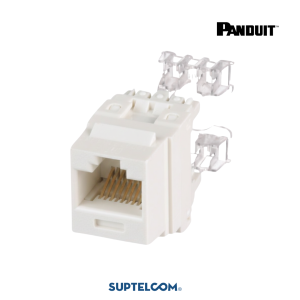 NK688MIW Jack RJ45 tipo Keystone en Categoria 6, UTP de color Blanco – Panduit NetKey