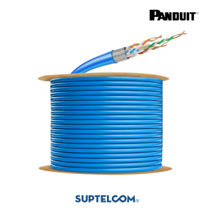 PFL6X04BU-CEG Cable de Cobre de Red UTP o Ethernet Blindado en Categoria 6A o Cat6A en 23 AWG, LSZH, color Int Gray o Blanco de 305m - Panduit Pannet