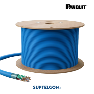 PUL6AHD04BU-EG Cable de Cobre de Red UTP o Ethernet VariMatrix HD en Categoria 6A o Cat6A en 23 AWG, LSZH, color Int Gray o Blanco de 305m - Panduit Pannet