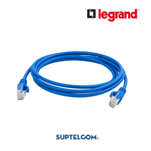 576-RD10-007 Patch Cord Cat6 28 AWG 7FT Azul Legrand