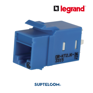 KT2J6-36 Conector RJ45 Keystone Cat6 Azul Legrand